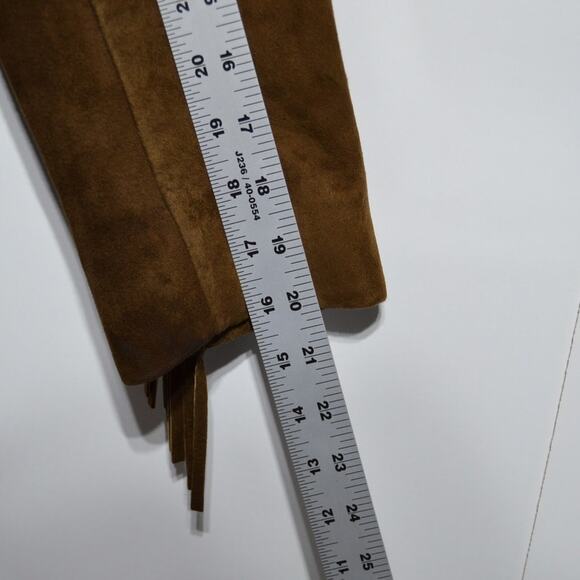 Vintage 1970's Brown Suede Fringe Jacket Size Small - Picture 12 of 13